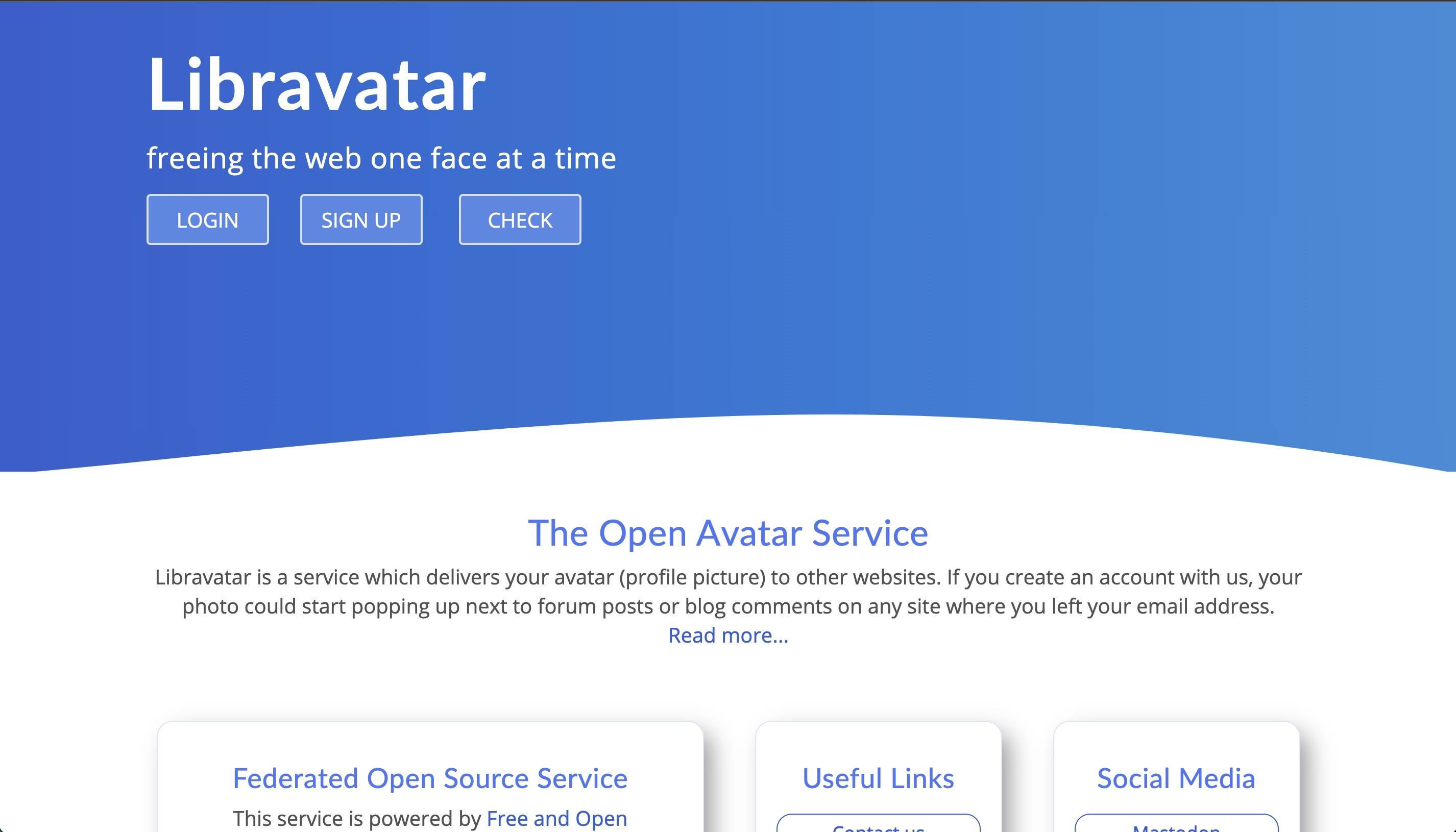 Web-Redesign für Libravatar.org